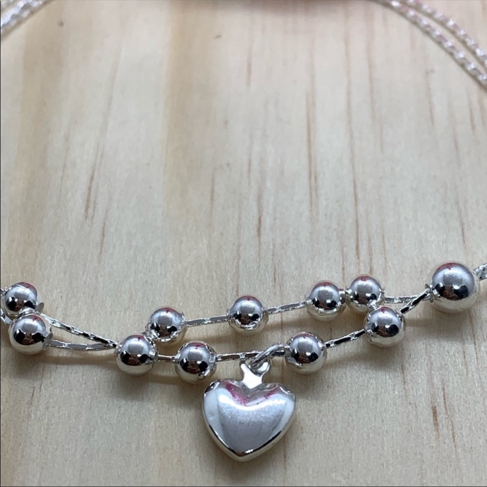 🌟 Dainty Anklet Chain Sterling Silver 925 - Picture 3 of 4